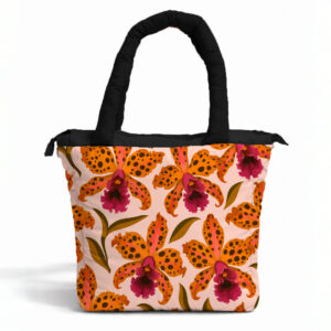Puffy Bag Orquídeas Tigre