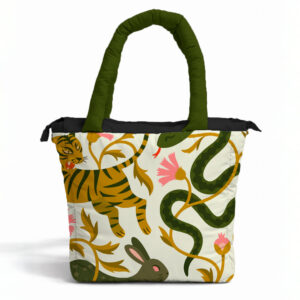 Puffy Bag de Tigre & Serpiente