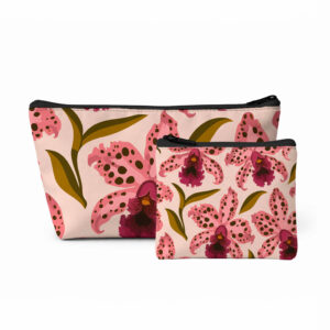 Cosmetiquera | Monedero - Orquídeas Rosa