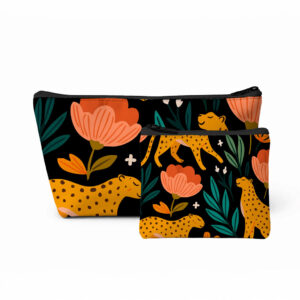 Cosmetiquera | Monedero - Jaguar Floral