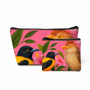 Cosmetiquera | Monedero - Rosa de Pajaritos