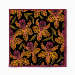 Pañoleta | Orquídeas oscuras