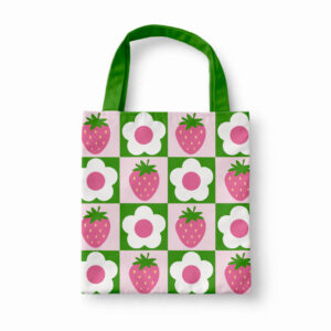 Totebag Fresas & Flores | bolso
