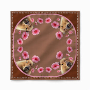 Pañoleta | Chigüiro Floral Tierra